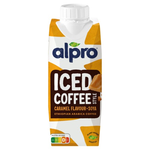 Alpro Café avec Boisson au Soja, Saveur Caramel 250 ml