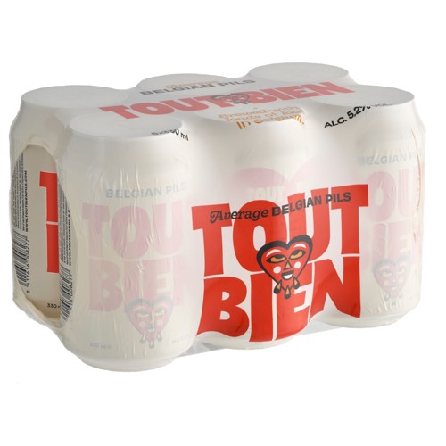 Tout Bien Pils Bière Canettes 6 x 330 ml