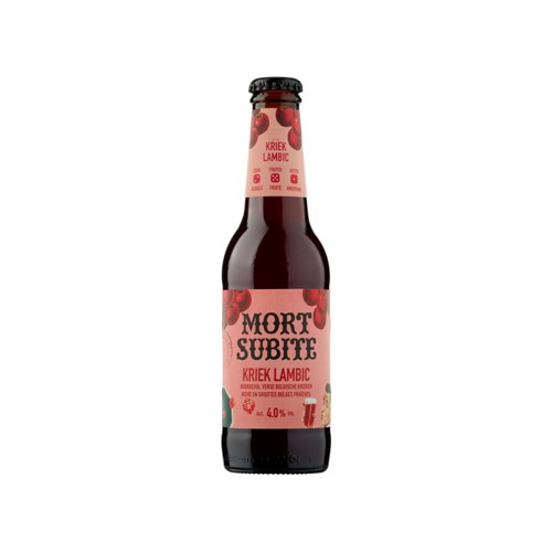 Mort Subite Bière Kriek Lambic 4% ALC 25cl Bouteille