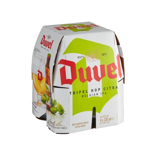 Duvel Tripel Hip Citra Belgian Ipa Bouteilles 4 x 330 ml