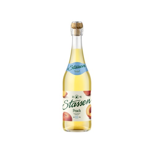 STASSEN ALCOHOLVRIJE PERZIK CIDER 75CL