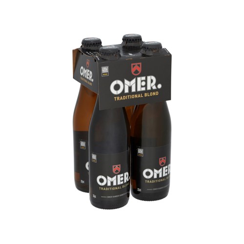 OMER. Traditional Blond Bière 4x33cl clip