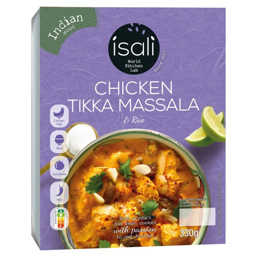 Isali Kip Tikka Masala & Rijst 330g
