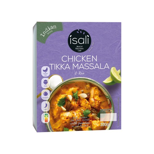 Isali Kip Tikka Masala & Rijst 330g