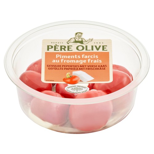 Père Olive Piments Farcis au Fromage Frais 110 g