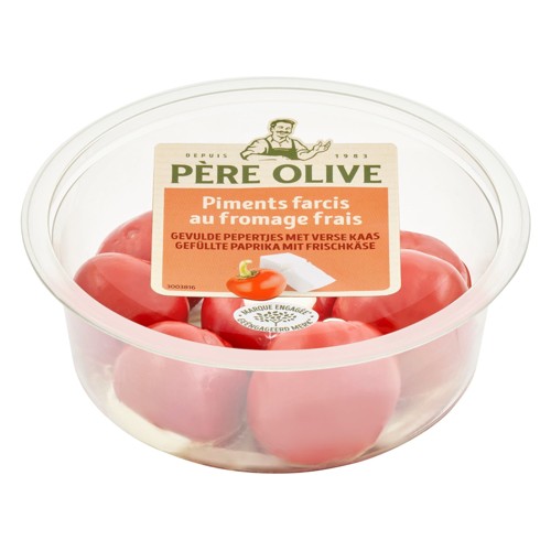 Père Olive Piments Farcis au Fromage Frais 110 g
