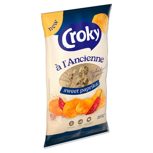 Croky Chips À L'ancienne Paprika & Roasted Onioun