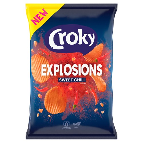 Croky Explosions Sweet Chili Flavour 150 g