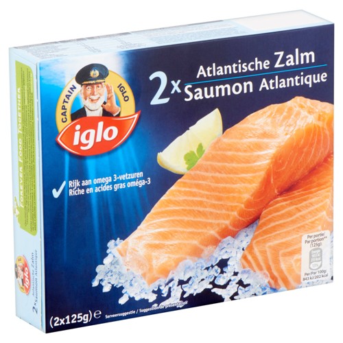Captain Igloo Atlantic Salmon 2 x 125 g