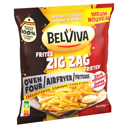 Belviva Zigzag French Fries 600 g