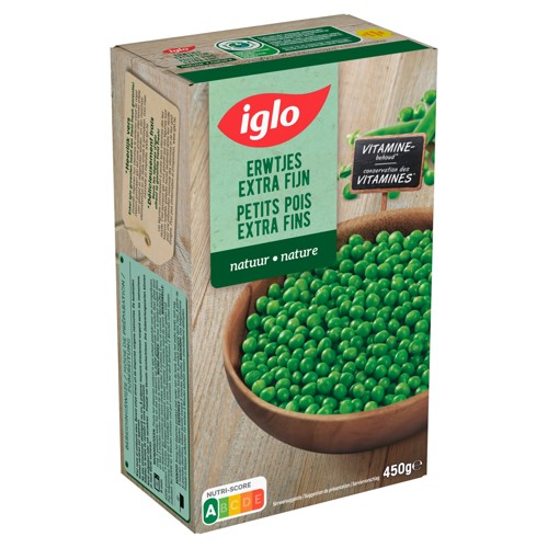 Iglo Peas Extra Fine Natural 450 g