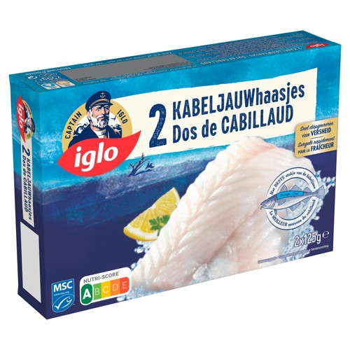 Iglo Filet De Cabillaud Petit 250g