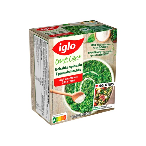 Iglo Spinazie Hak. Crème 450g