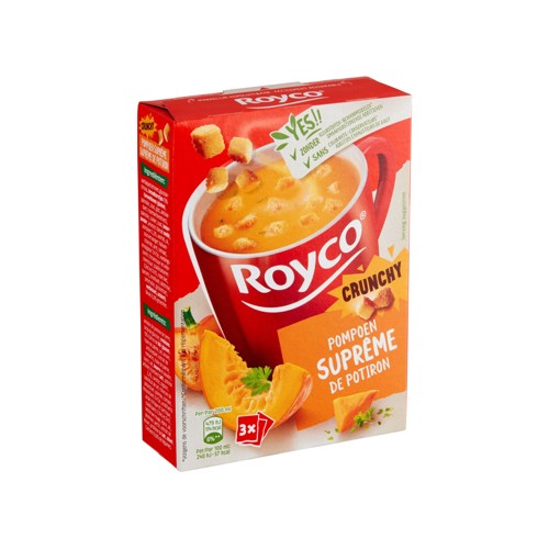Royco Soep Pompoen Suprême Crunchy 3St