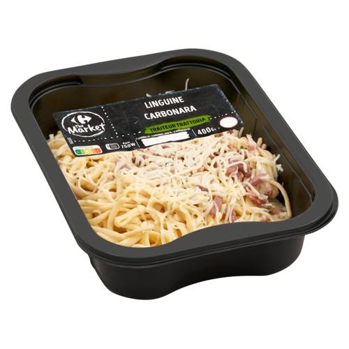 Carrefour The Market Traiteur Trattoria Linguine Carbonara 400 g