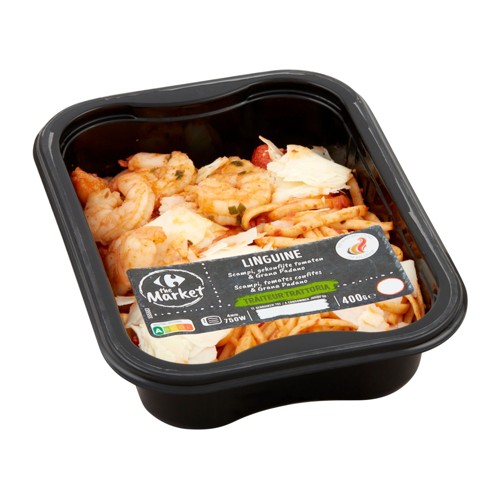 Carrefour The Market Trattoria Linguine Scampi, Tomates Confites 400g