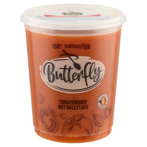 Butterfly Soupe de Tomates avec Boulettes 950 ml