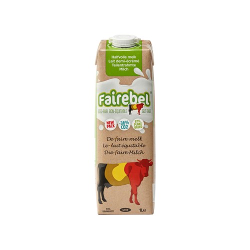Fairebel Lait Demi-Écrémé 1 L