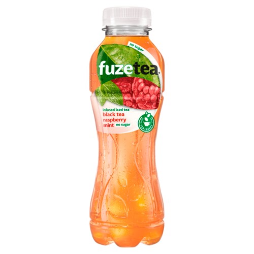 Fuze Tea Black Tea Raspberry Mint No Sugar Pet 40cl