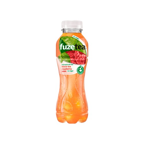 Fuze Tea Black Tea Raspberry Mint No Sugar Pet 40cl
