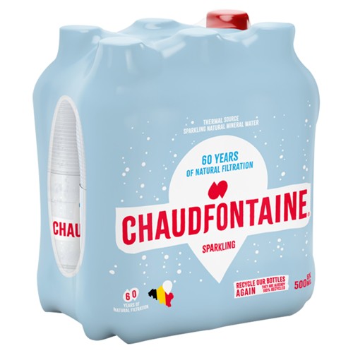 Chaudfontaine Sparkling 6x500ml PET