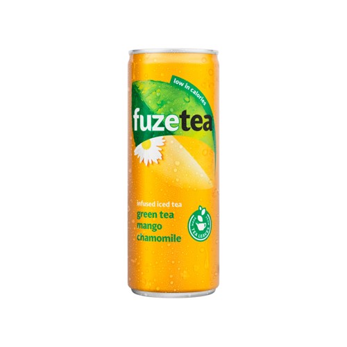 Fuze Tea Green Tea Mango Chamomile Blik 25cl
