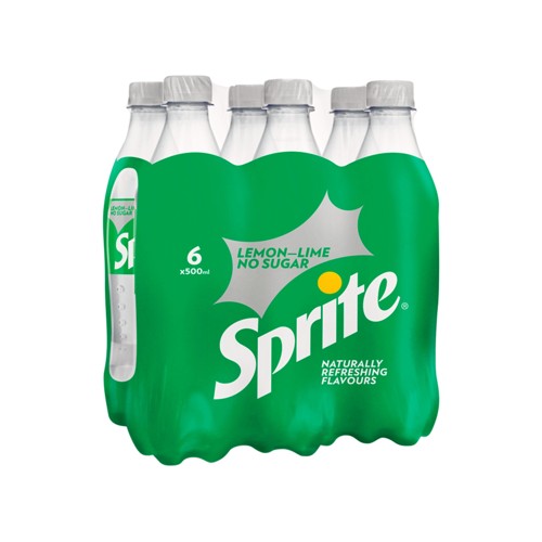 Sprite No Sugar Lemonade 6 x 500 ml