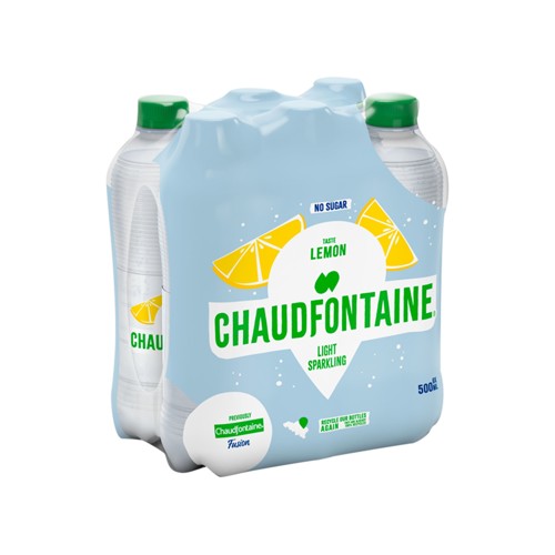 Chaudfontaine Light Sparkling No Sugar Lemon 6x500ml PET
