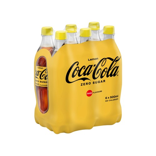 Coca-Cola Zero Lemon Coke Drink 6 x 500 ml