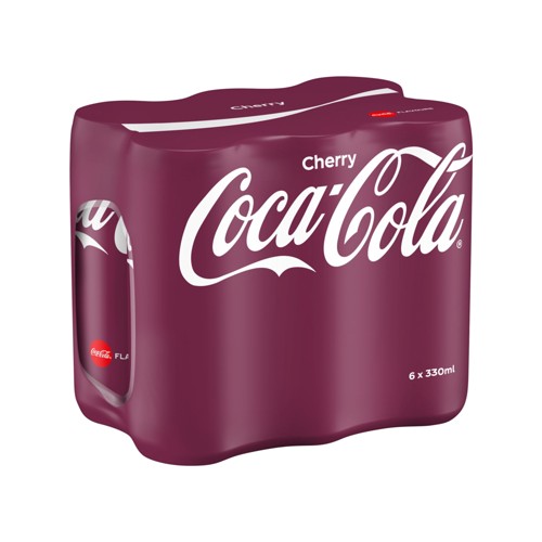 Coca-Cola Cherry Coke Soft Drink 6 x 330 ml