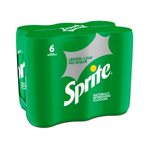 Sprite No Sugar Lemonade Canette 6 x 330 ml