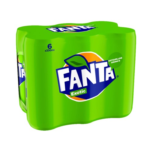 FANTA EXOTIC  Lemonade SLEEKCAN 330 ML X 6