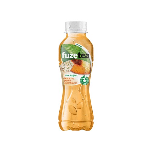 Fuze Tea No Sugar Black Tea Peach Elderflower (40cl)