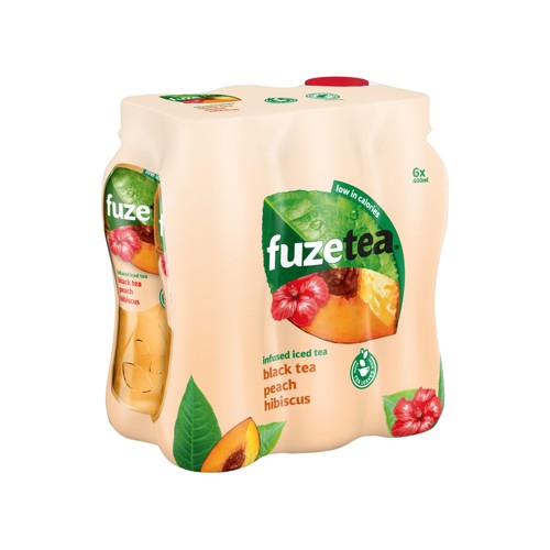 Fuze Tea Black Tea Peach Hibiscus 6x400ml PET
