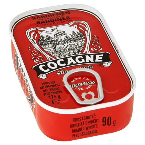 Cocagne Sardines in Olijfolie 125g