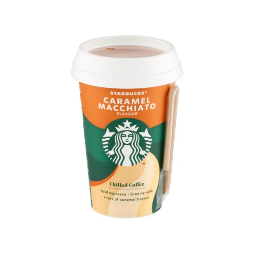 Starbucks Caramel Macchiato Flavour Chilled Coffee 220 ml