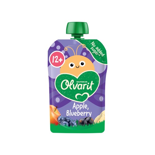 Olvarit Gourde Fruits Bébé Dès 12 Mois Pomme Banane Cassis Myrtille 100 g