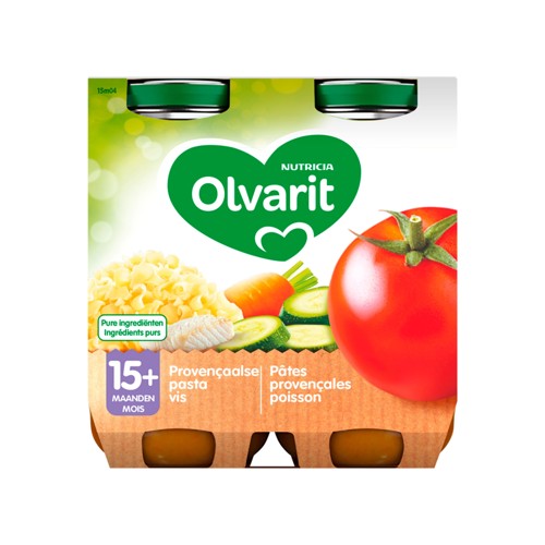 2X OLVARIT ERWTEN PUREE 250G