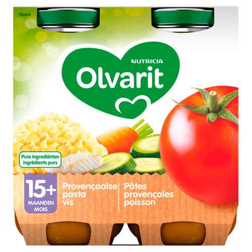 2X OLVARIT ERWTEN PUREE 250G