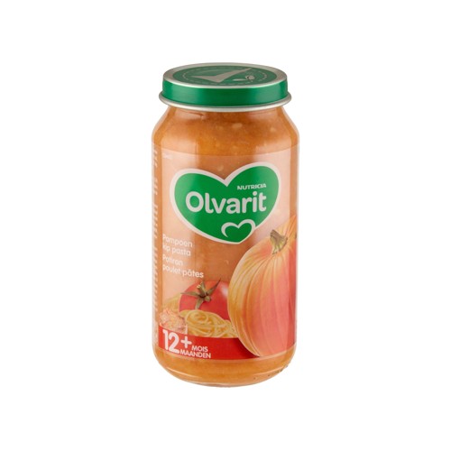 Olvarit Petit Pos Repas Citrouille Poulet Pâtes Dès 12 Mois 250g
