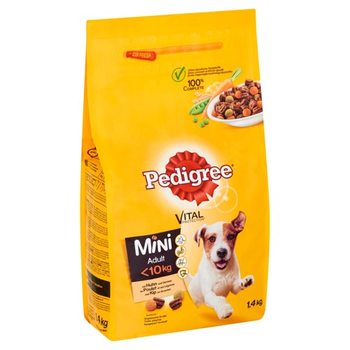 Hond: Pedigree Mini Adult with chicken and vegetables