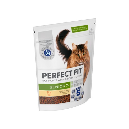 Perfect Fit Senior 7+ Riche en Poulet 750 g Croquettes Chat