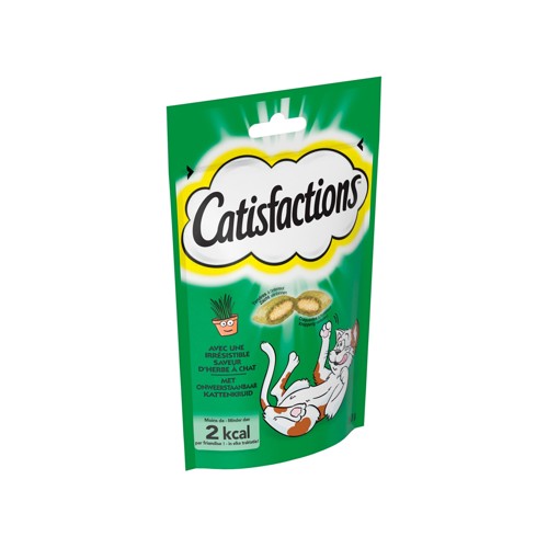 Catisfactions Herbe à Chat 60g Snack pour Chat