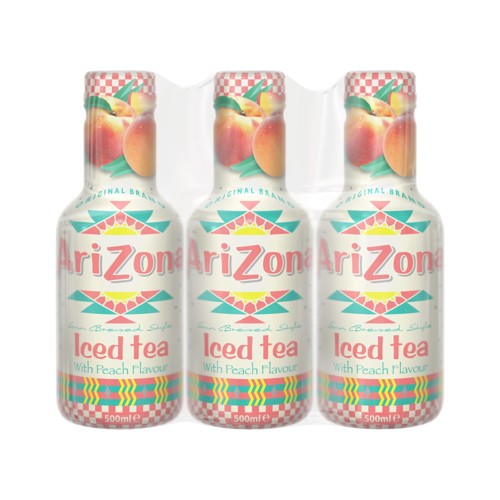 AriZona Iced Tea with Peach Flavour 6 x 500 ml