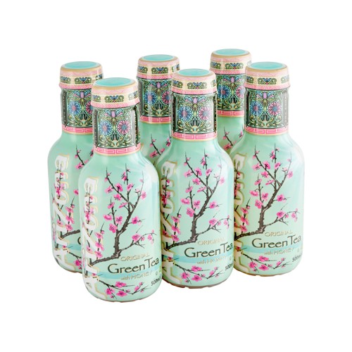 Arizona Green Tea Original with Honey 6 x 500 ml