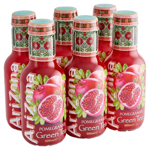 Arizona Pomegranate Green Tea 6 x 500 ml