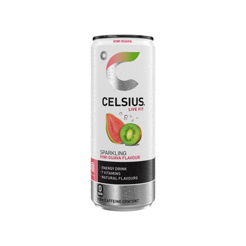 Celsius Live Fit Sparkling Kiwi Guava Flavour 250 ml