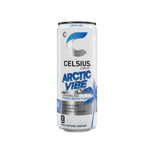 Celsius Live Fit Arctic Vibe Sparkling Frozen Berry Flavour 250 ml