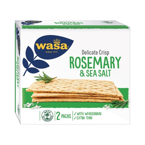 Wasa Delicate Crisp Rosemary & Sea Salt 190 g
