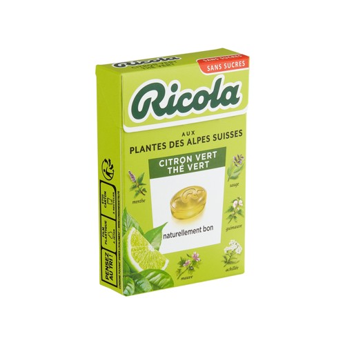 Ricola Groene Thee & Limoen 50g